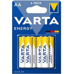 Varta 6er-Pack Batterien »Energy« Mignon / AA / LR06