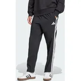 Essentials 3-Streifen Stanford Open Hem Hose - Black / White - L