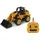 Jamara RC-Nutzfahrzeug Radlader RL136 1:36 2,4GHz RTR gelb (410150)