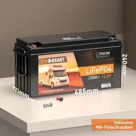 Exakt Lithium Batterie 200Ah 12V