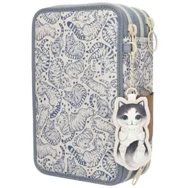 DEPESCHE TOPModel 3 Fach Federtasche CAT LOVE