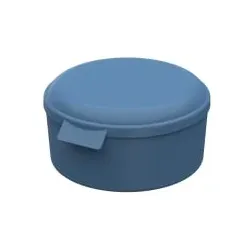 Lunchbox ToGo, rund 05109043-00000 , 1 Stück, Farbe: blau