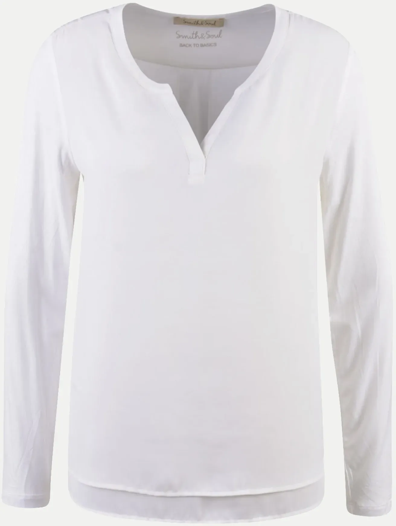 Bluse Basic Weiß XS
