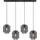 GLOBO Gitter 4-flg. 98 cm rund schwarz Metall