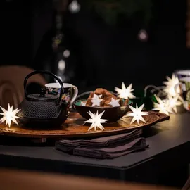 Sterntaler Sternenkette 18 Zacken Rot