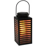 PROGARDEN Solar-LED-Laterne in schwarz | Gr.: onesize