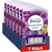 Febreze 3Volution Lenor Amethyst Blütentraum Duftstecker Nachfüllflakon 7x20 ml