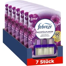 Febreze 3Volution Lenor Amethyst Blütentraum Duftstecker Nachfüllflakon 7x20 ml