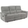 Home Affaire 3-Sitzer HOME AFFAIRE, grau (hellgrau), B:207cm T:91cm, Sofas, 105-150 Relax- und Liegeposition, Federkernpolsterung