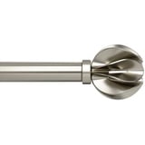 Umbra Blossom ausziehbare Gardinenstange mit 2,5 cm Durchmesser, 107-305 cm, Nickel