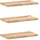 vidaXL Schweberegal 3 tlg. 60 x 20 x 2 cm Beige
