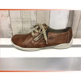Rieker Damen Halbschuhe Sneaker Schnürschuhe 58821, Größe:39 EU, / Braun - 39