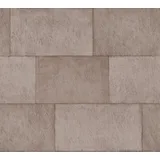 bricoflor Vliestapete Titanium 3 64 cm x 10 m 382013 braun