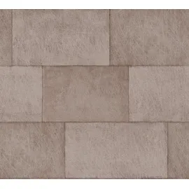 bricoflor Vliestapete Titanium 3 64 cm x 10 m 382013 braun