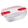 Pyrex rechteckig Glas Frischhaltedose mit Deckel transparent 23 x 15 x 6 cm 1,1 l