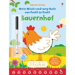 Mein Wisch-Und-Weg-Buch Von Punkt Zu Punkt / Mein Wisch-Und-Weg-Buch Von Punkt Zu Punkt - Bauernhof, Kartoniert (TB)
