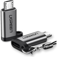 Ugreen Micro USB zu USB-C Adapter (Micro USB, USB Typ C), Mobilgerät Adapter, Grau