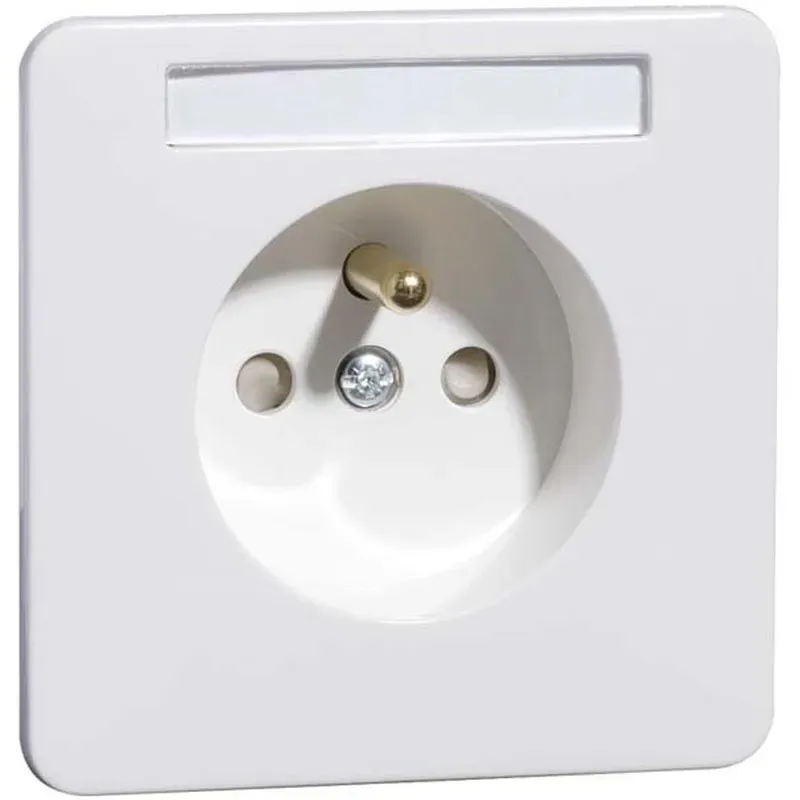 Peha Steckdose m.Erdungsstift B 80.6571 SI NA W