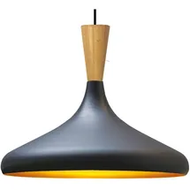 Bamyum Champion 1-flg. 35 cm rund schwarz Holz, Metall