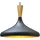 Bamyum Champion 1-flg. 35 cm rund schwarz Holz, Metall