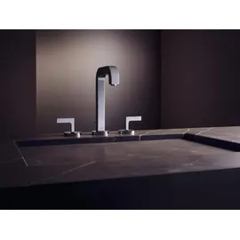 Hansgrohe Citterio 3-Loch Waschtischarmatur Edelstahl Optic