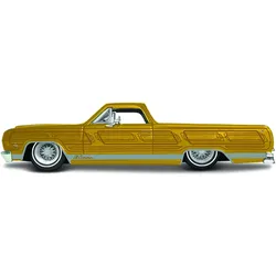 Maisto 32543 - Modellauto - Design Chevrolet El Camino Lowrider '65 (gold, Maßstab 1:24)
