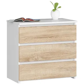 Akord Nachtschrank Cl3 60 x 35 x 57 cm Weiß