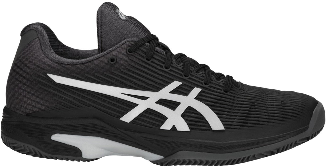 Asics Tennisschuhe Solution Speed FF Clay/Sandplatz schwarz/silber Damen