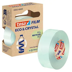 tesa ECO & CRYSTAL 59034 Klebefilm transparent 19,0 mm x 33,0 m 1 Rolle