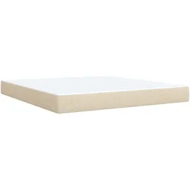 vidaXL Boxspringbett 180 x 200 cm Creme