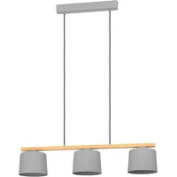 EGLO Mariel 3-flg. 19 cm rund grau/Natur
