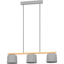EGLO Mariel 3-flg. 19 cm rund grau/Natur