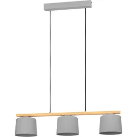 EGLO Mariel 3-flg. 19 cm rund grau/Natur