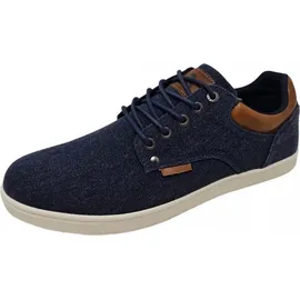 BULLBOXER Leinenschuh Herren Blau 43