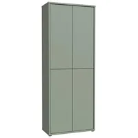 Forte Garderobenschrank ALICE SPRINGS, Salbei grün ca. 75x192x35