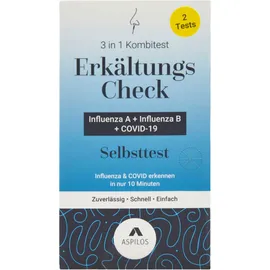 aspilos gmbh Aspilos Selbsttest Erkältungscheck Covid+Infl A+B