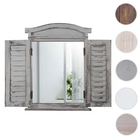 MCW Wandspiegel Spiegelfenster 53 x 42 cm Grau