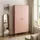 lookway Kleiderschrank HARMONY Natürlich Rosa,
