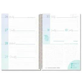 häfft® verlag Häfft College-Timer A5 Wild Blossoms 26/27