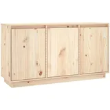 vidaXL Sideboard 111x34x60 cm Massivholz Kiefer