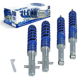 BlueLine Gewindefahrwerk passend für VW Golf 1 Baujahr 1974-8.1983, Golf 1 Cabrio Baujahr 9.1979-6.1993 (155), Scirocco 1 und 2 (53/B)