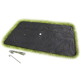 EXIT TOYS Abdeckplane rechteckig schwarz 244x427 cm
