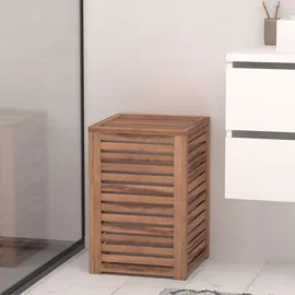5five simply smart Holzkorb in braun - Wäschekorb "blackacia" 65l aus akazienholz