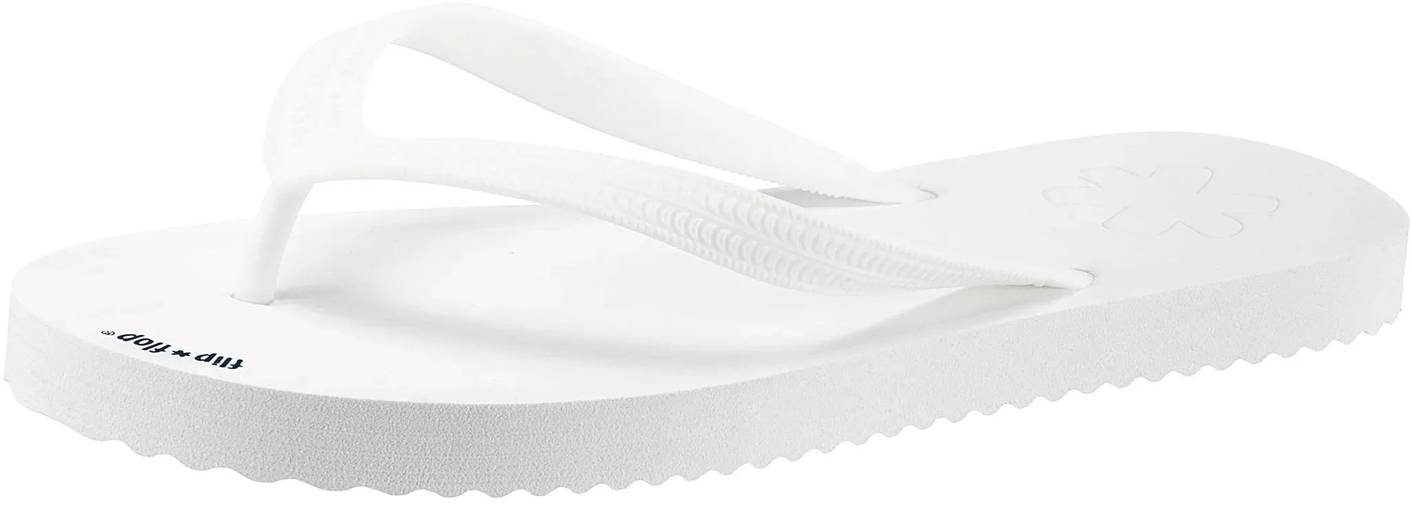 Flip Flop Zehentrenner, Sommerschuh, Poolsildes, frei von tierischen Bestandteilen Flip Flop weiß 46