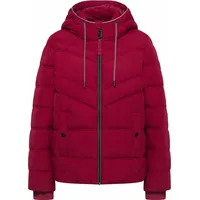 Cecil Steppjacke mit Kapuze beaujolais red S