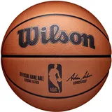 Wilson Basketball NBA OFFICIAL GAME BALL, Indoor, Leder, Größe: 7,