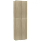 vidaXL Büroschrank Sonoma-Eiche 60x32x190 cm Holzwerkstoff
