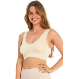 Magic Bodyfashion Comfort Bra Bügelloser BH Beige XXL
