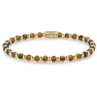 Rebel & Rose RR-40146-G-S Damen-Armband Mix Glass Rocks Tiger