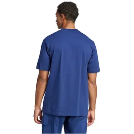 adidas Linear Single Jersey Tee dunkelblau/weiß 3XL